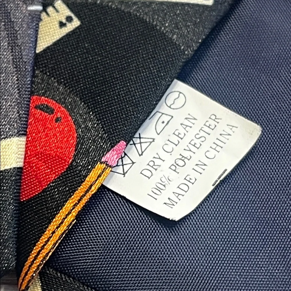 Educational Themed Black Tie